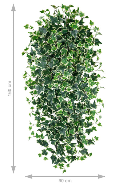 Iedera artificiala H180cm cu 850 frunze verde cu alb