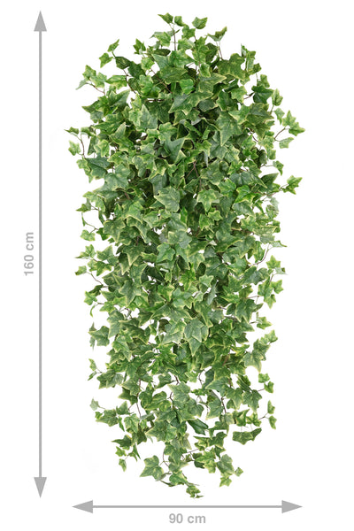 Iedera artificiala H180cm cu 850 frunze verde cu crem