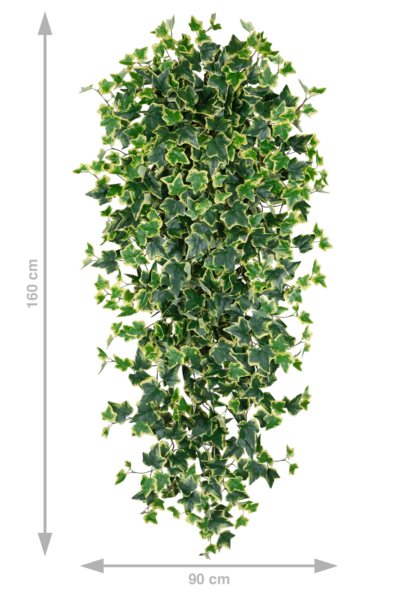 Iedera artificiala H180cm cu 850 frunze verde cu galben