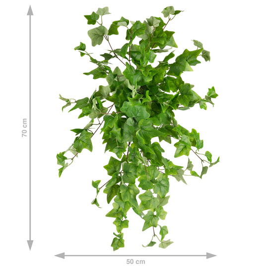 Iedera artificiala H70cm cu 202 frunze verde deschis