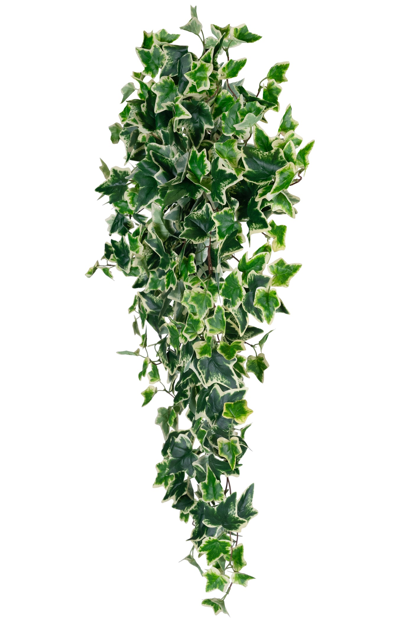 Iedera artificiala H90cm cu 352 frunze verde cu alb