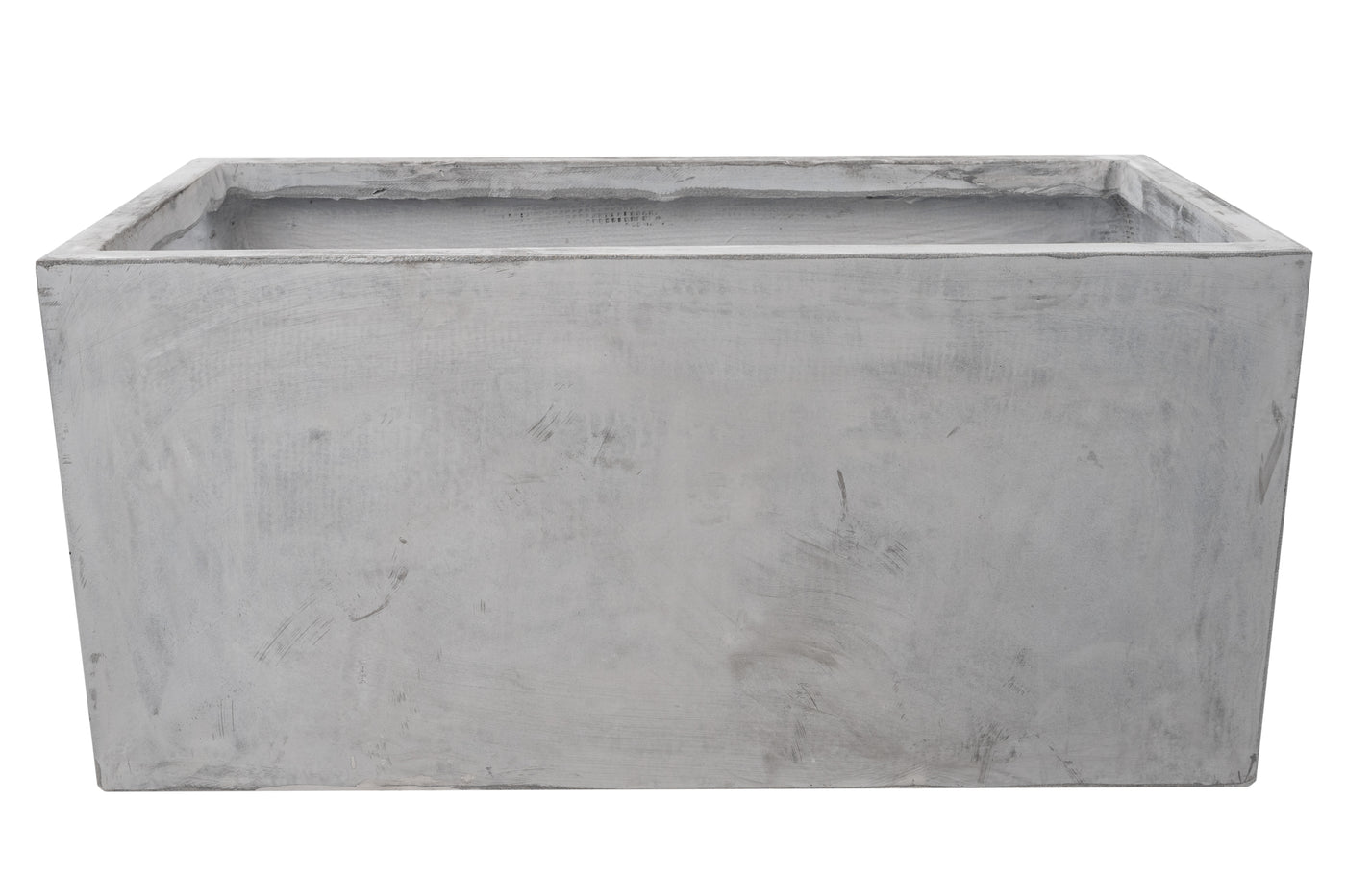 Jardiniera 79x38x38 cm gri ciment