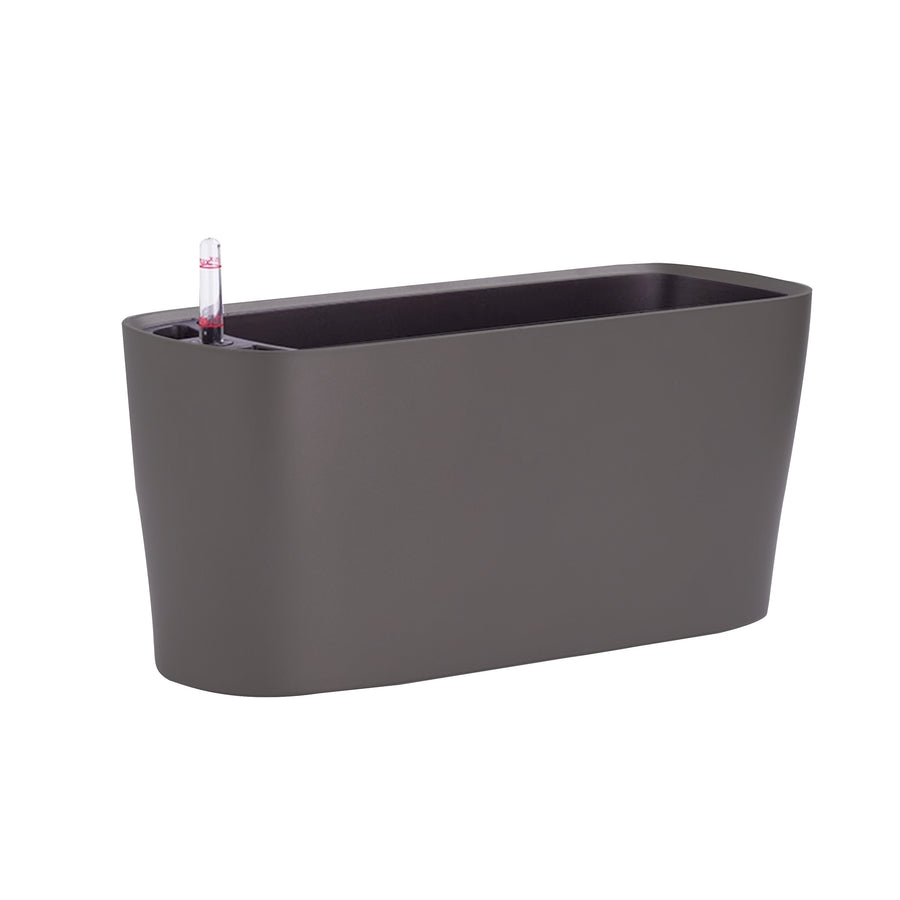 Jardiniera inteligenta L40xW14.2xH18 cm RobertoRossi Delta antracit