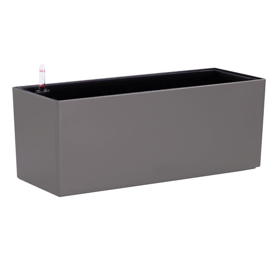 Jardiniera inteligenta L80xW19xH19 cm RobertoRossi Balconera gri