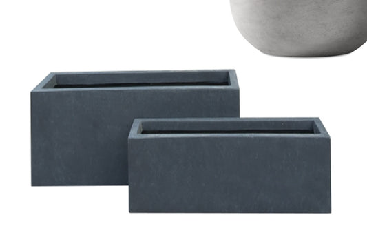 Jardiniera plante L122xW35xH35 cm gri