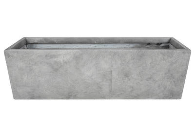 Jardiniera pt plante 100x28x30 cm. gri ciment