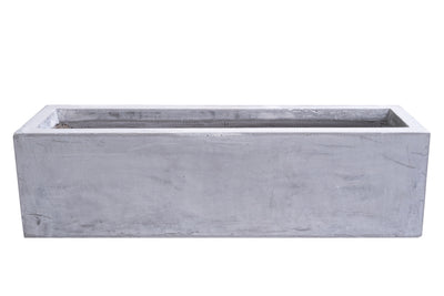 Jardiniera pt plante 65x16.5x18 cm. gri ciment