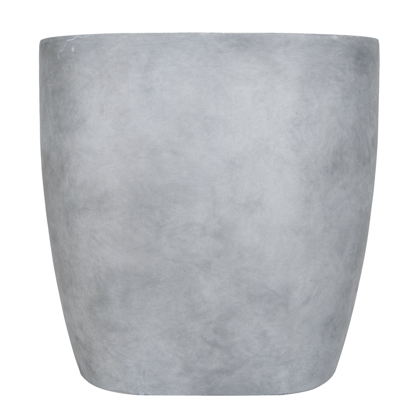 Jardiniera Round Wall L58xW37xH58 cm gri ciment