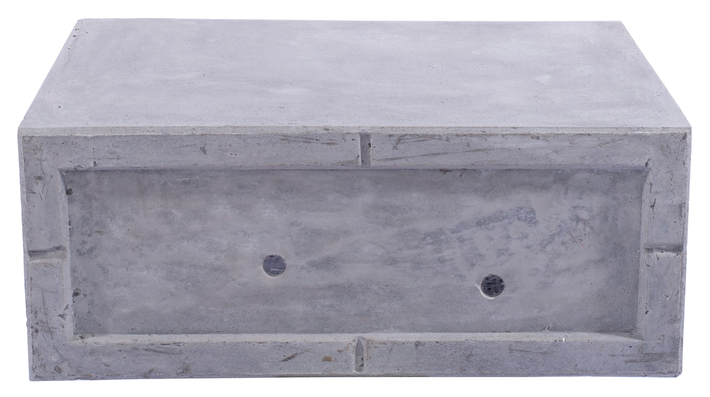 Jardiniera Wall 50x20x40 cm gri ciment