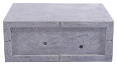 Jardiniera Wall 50x20x40 cm gri ciment