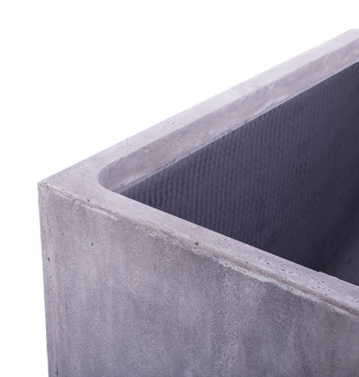 Jardiniera Wall 50x20x40 cm gri ciment