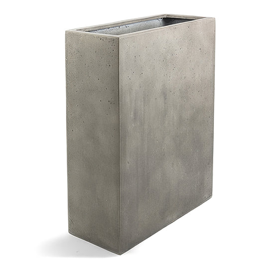 Jardiniera Wall 80.5x30.5x92.5 cm gri ciment