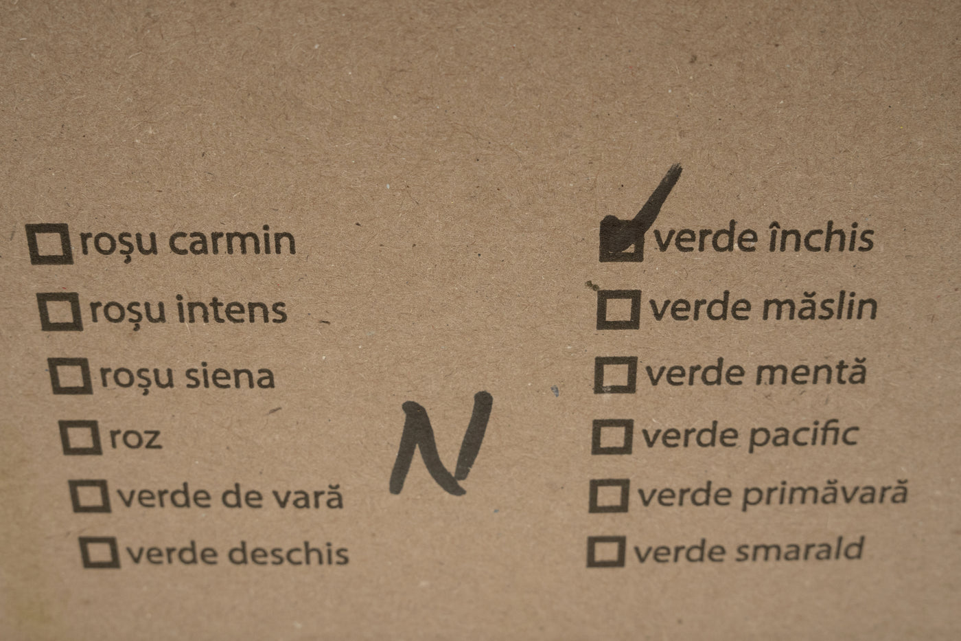 Licheni conservati 0.5kg. verde inchis-culoare neuniforma