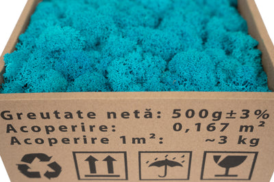Licheni curatati si fara radacina conservati 500g NET, calitate ULTRA PREMIUM, blue raspberry RR45