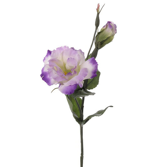 Lisianthus artificial alb De Luxe 40 cm