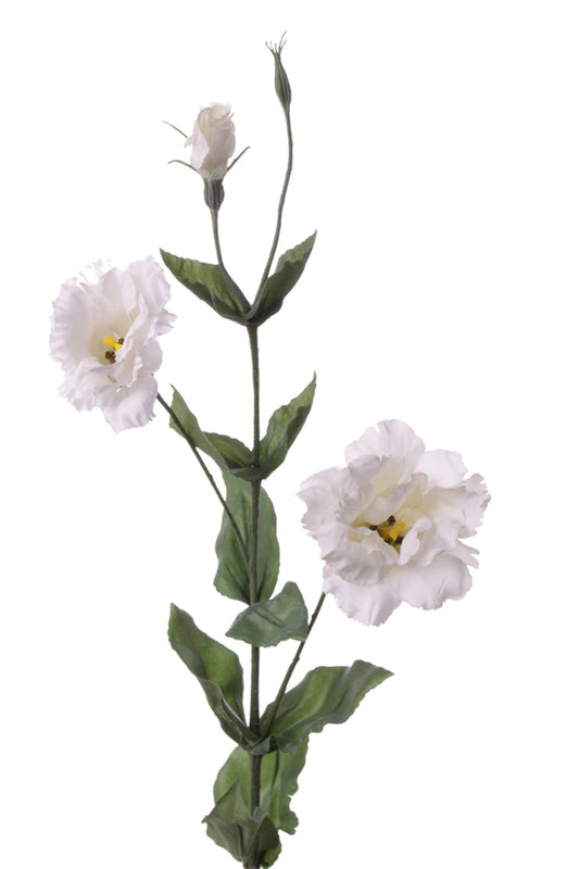 Lisianthus artificial alb De Luxe D8x2xH81 cm