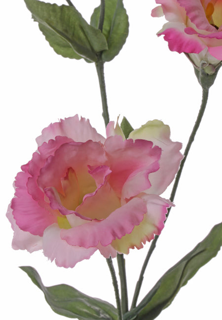 Lisianthus artificial Eustoma De Luxe 81 cm roz