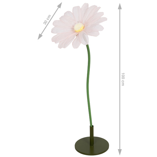 Margareta artificiala D30xH100 cm piersica gigant XXL fara suport