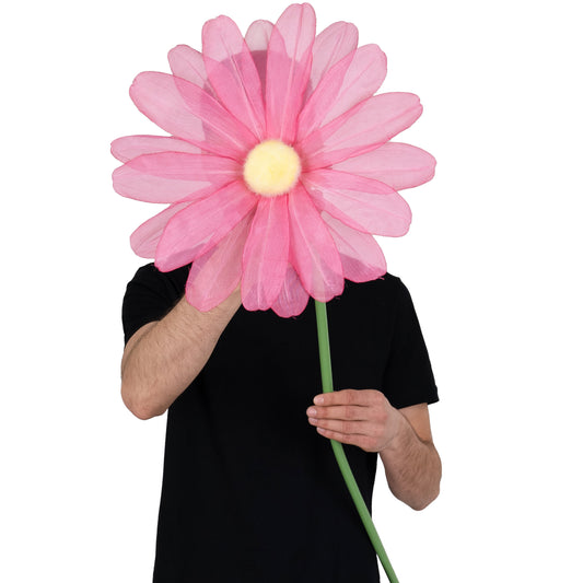 Margareta artificiala D30xH100 cm roz cyclame gigant XXL fara suport