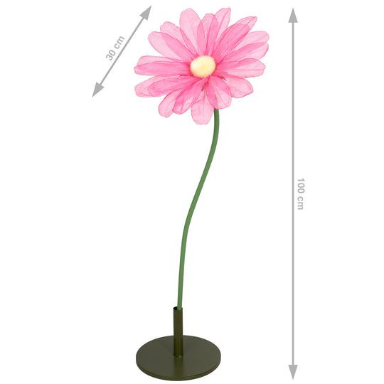 Margareta artificiala D30xH100 cm roz cyclame gigant XXL fara suport