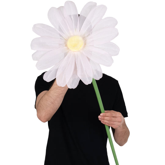 Margareta artificiala D30xH100 cm roz pal gigant XXL fara suport