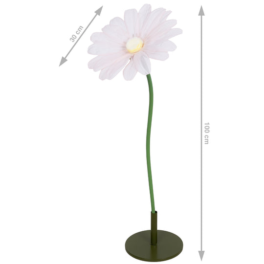 Margareta artificiala D30xH100 cm roz pal gigant XXL fara suport