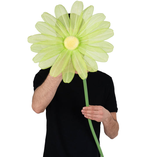 Margareta artificiala D30xH100 cm verde gigant XXL fara suport