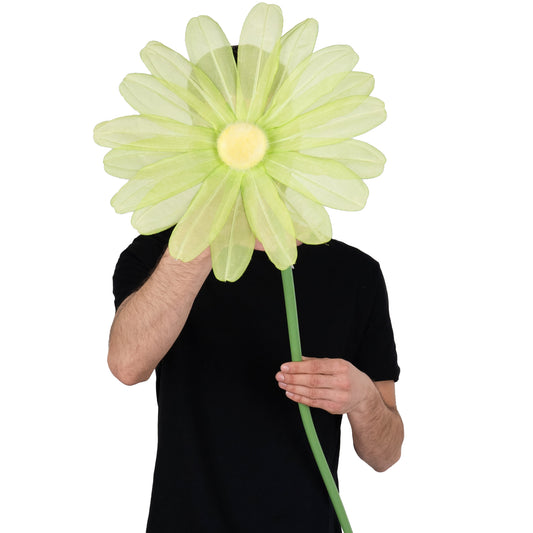 Margareta artificiala D30xH100 cm verde gigant XXL fara suport