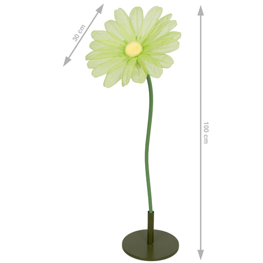 Margareta artificiala D30xH100 cm verde gigant XXL fara suport