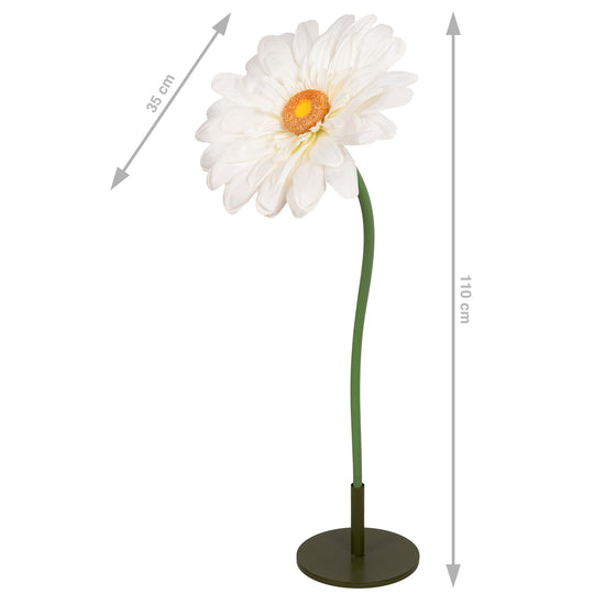 Margareta artificiala D35xH110 cm ivory gigant M fara suport
