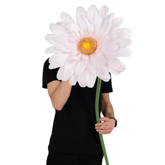 Margareta artificiala D35xH110 cm roz deschis gigant M fara suport