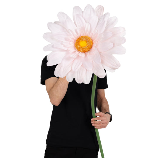 Margareta artificiala D35xH110 cm roz deschis gigant M fara suport