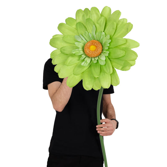 Margareta artificiala D35xH110 cm verde gigant M fara suport