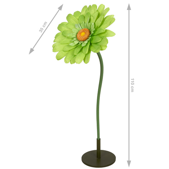 Margareta artificiala D35xH110 cm verde gigant M fara suport