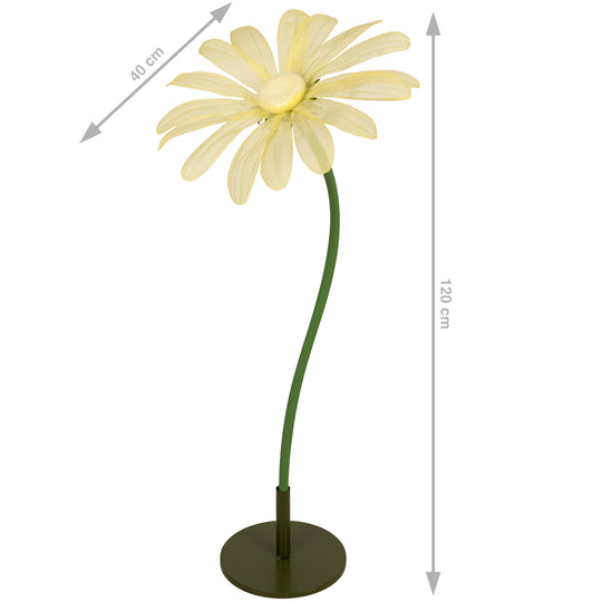 Margareta artificiala D40xH120 cm galbena gigant XXL fara suport