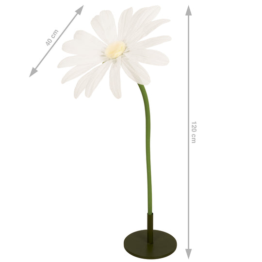 Margareta artificiala D40xH120 cm ivory gigant XXL fara suport