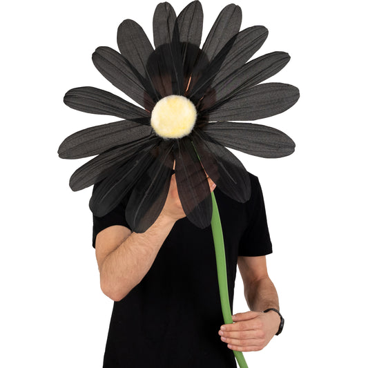 Margareta artificiala D40xH120 cm neagra gigant XXL fara suport