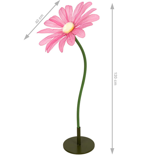 Margareta artificiala D40xH120 cm roz cyclame gigant XXL fara suport