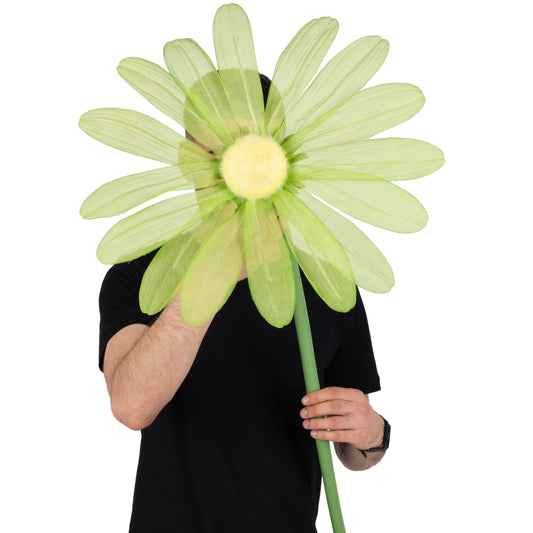 Margareta artificiala D40xH120 cm verde gigant XXL fara suport