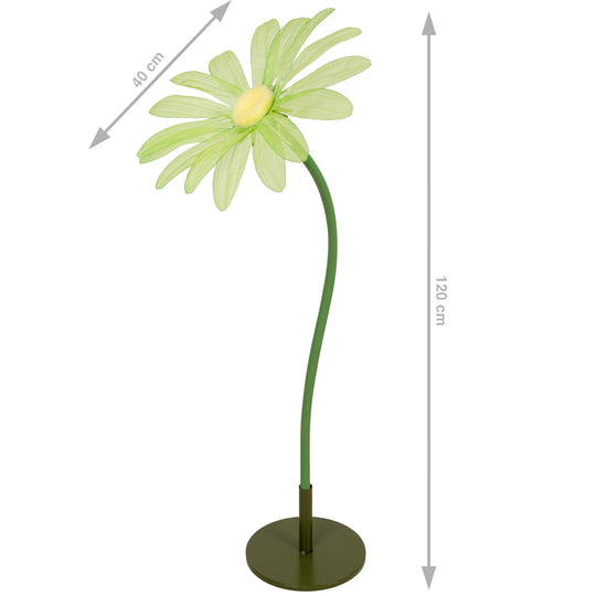 Margareta artificiala D40xH120 cm verde gigant XXL fara suport