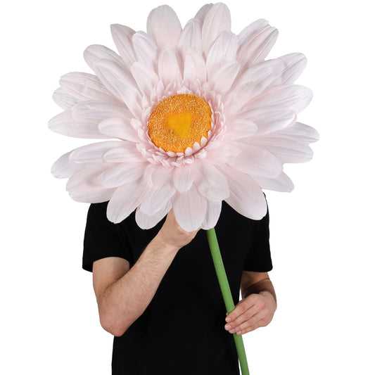 Margareta artificiala D50xH125 cm roz deschis gigant L fara suport