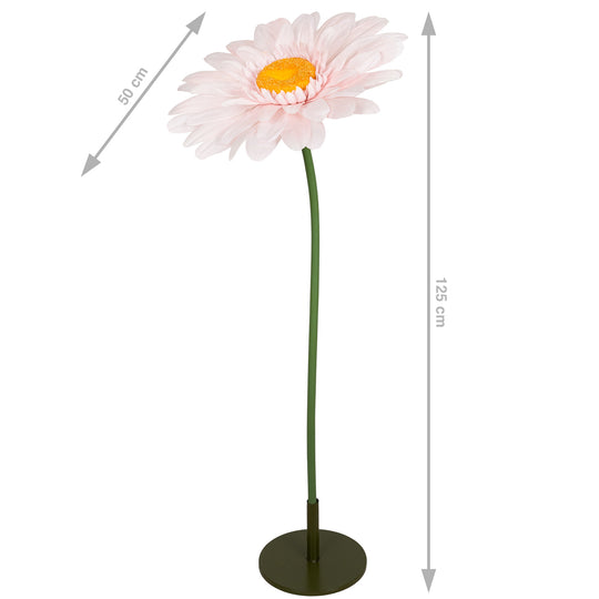 Margareta artificiala D50xH125 cm roz deschis gigant L fara suport