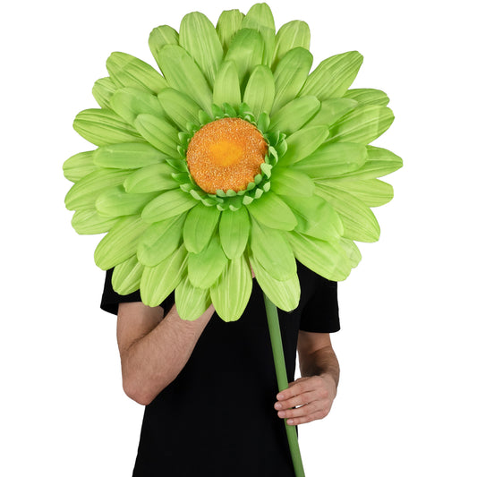 Margareta artificiala D50xH125 cm verde gigant L fara suport