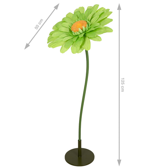 Margareta artificiala D50xH125 cm verde gigant L fara suport