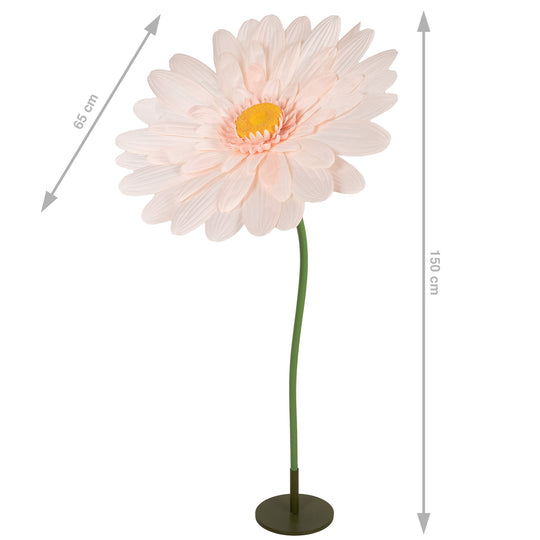 Margareta artificiala D65xH150 cm piersica gigant XL fara suport