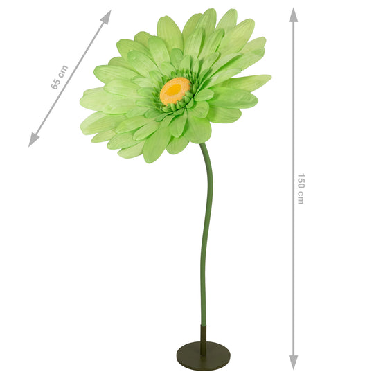 Margareta artificiala D65xH150 cm verde gigant XL fara suport