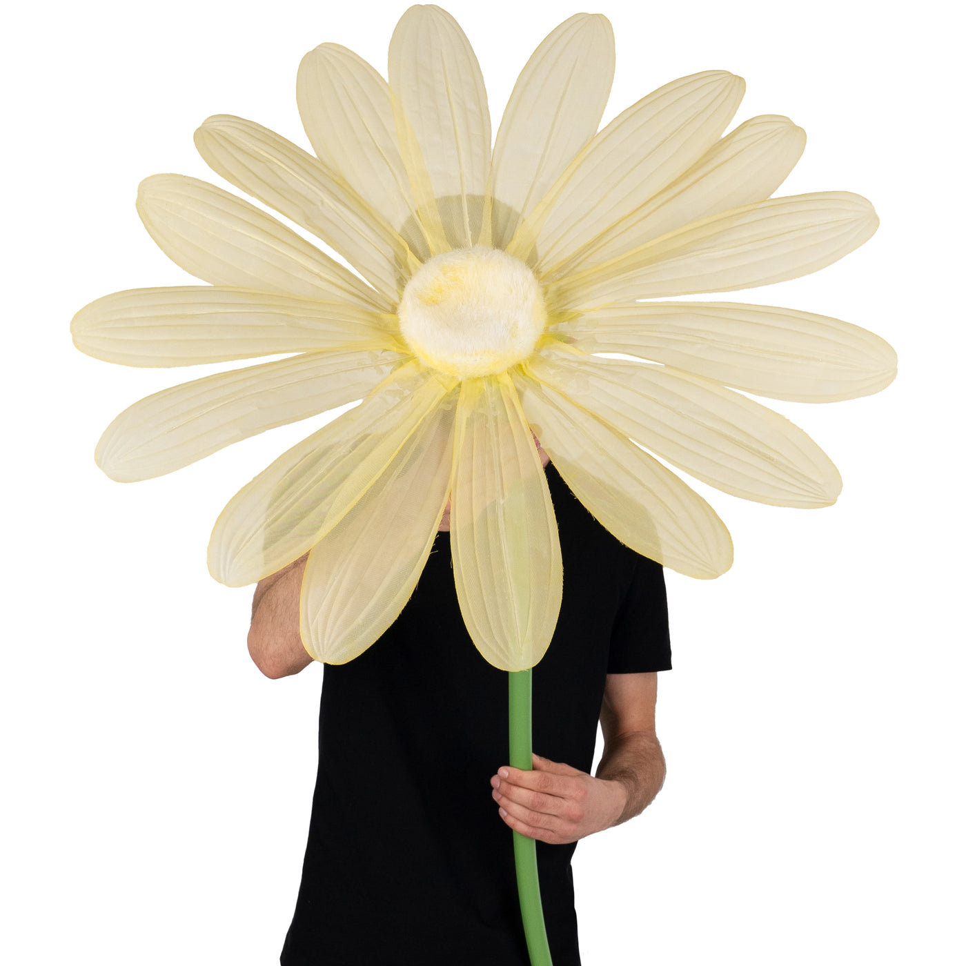 Margareta artificiala D68xH150 cm galbena gigant XXL fara suport