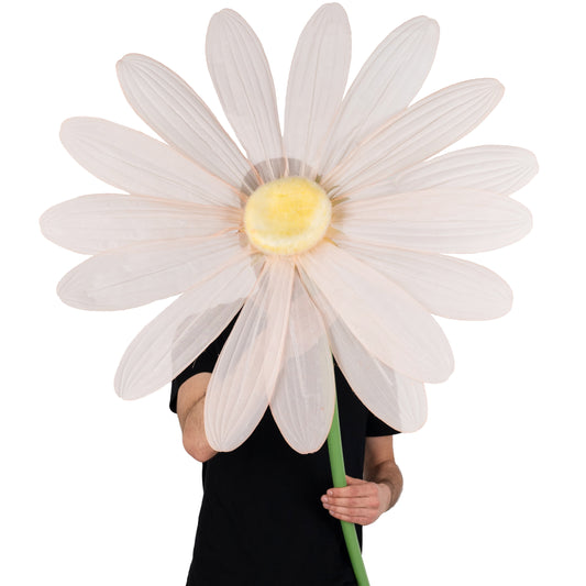 Margareta artificiala D68xH150 cm piersica gigant XXL fara suport