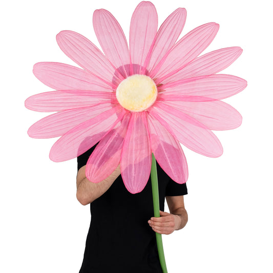 Margareta artificiala D68xH150 cm roz cyclame gigant XXL fara suport