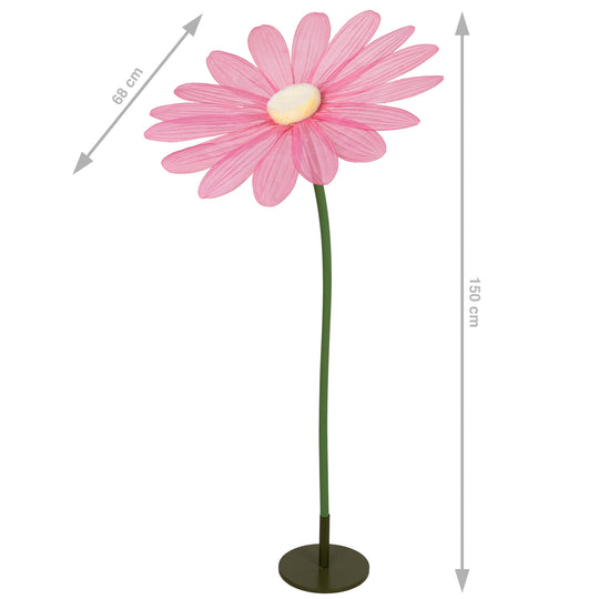 Margareta artificiala D68xH150 cm roz cyclame gigant XXL fara suport